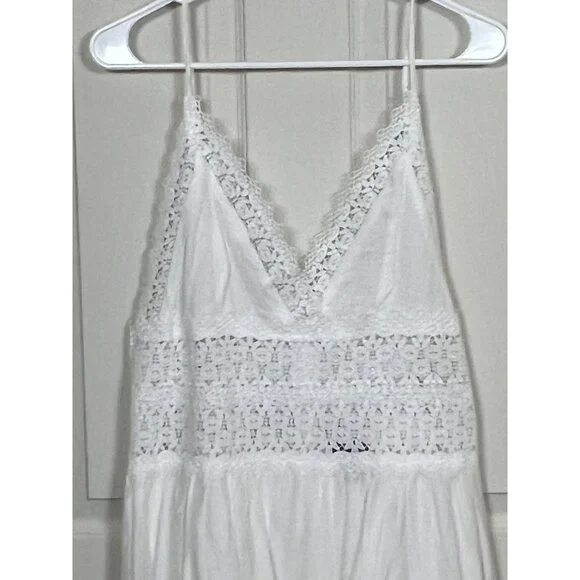 NWT AQUA Sundress Cotton Lined Flowy Dress XL Bloomindales - Picture 4 of 12